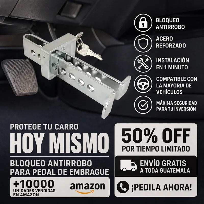 Bloqueo Antirrobo para Pedal