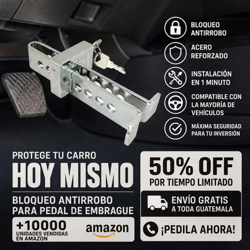 Bloqueo Antirrobo para Pedal