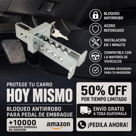 Bloqueo Antirrobo para Pedal